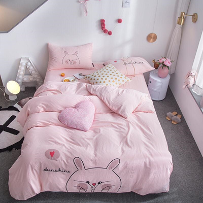 Qoo10 Sale Lovely Totoro Bedding Set Pink Bed Set Queen King
