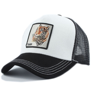 Qoo10 - sale Tiger Animal Embroidery Baseball Caps Men Women Snapback Hip  Hop  : Accessories