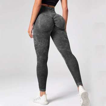 Qoo10 - sale Women Leggings Knit Yoga Pants Bubble Butt Push Up