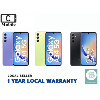 Qoo10 - Samsung A34 5G (128GB/8GB RAM)(1 Year Local Warranty) : Mobile  Devices