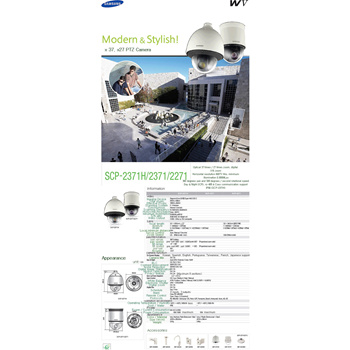 Samsung Techwin SCP-2371H Data Sheet