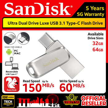 Sandisk Ultra Dual USB Drive 3.1 Type-C 32GB