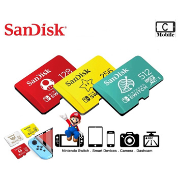 Qoo10 - Sandisk Nintendo Switch Micro SD 64GB/128GB/256GB/512GB  (100MB/s)(Limi : Body / Nail Care