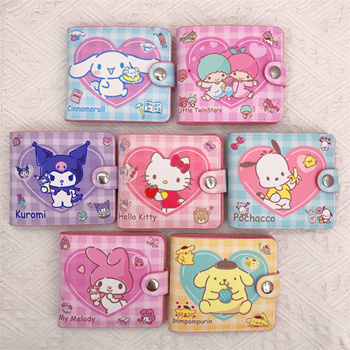 Qoo10 - Sanrio Wallet Card Holder Cinnamoroll Kuromi My Melody Pom Pom  Purin : Bag/Wallets
