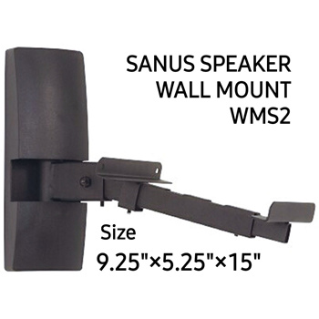 Sanus wms2 store speaker wall mount