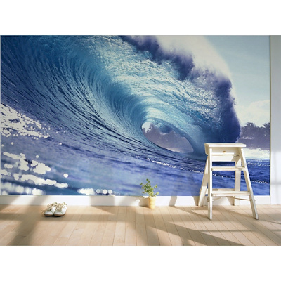 Qoo10 - Sea Spray Custom photo wallpaper art wallpaper 
