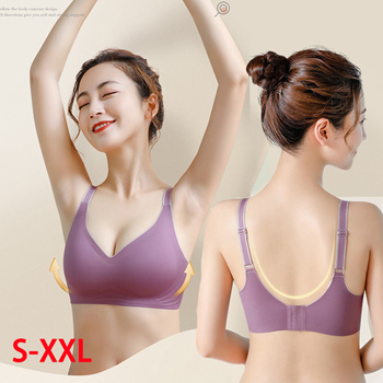 Qoo10 - Seamless Bra Plus Size Bras For Women 4XL 5XL Push up Brassiere  Wire F : Lingerie & Sleep
