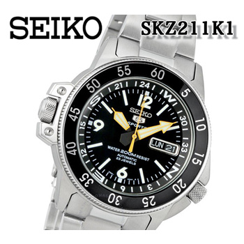 Qoo10 - Seiko 5 Sports SKZ211K1 Map Meter Atlas Automatic Mechanical Mens  Watc... : Watches