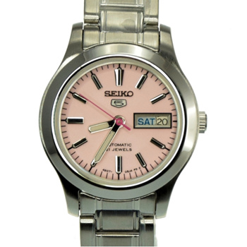 Qoo10 SEIKO 5 SYMD91 SYMD91K1 Automatic Pink Dial Stainless