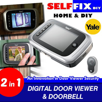 Qoo10 - YALE Digital Door Viewer and Doorbell 2-in-1 with Automatic Mode -  Rec : Furniture & Deco