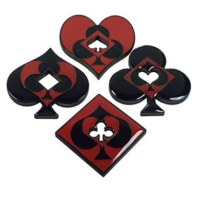 poker spade heart shape