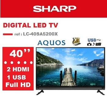 Sharp Aquos 40 Full HD LED TV LC40SA5200X (2 years Sharp Malaysia