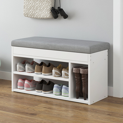 Qoo10 Ship From Factory Modern Simple Shoe Rack With Sofa Seat