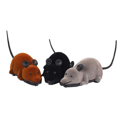 remote control wireless simulation plush mouse rc electronic rat