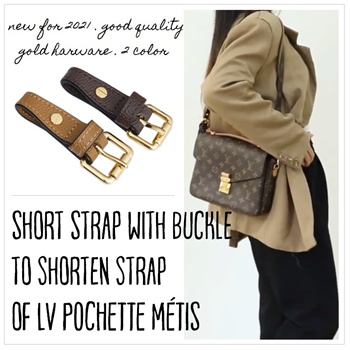 Qoo10 - Short Strap with Buckle for Pochette Metis. easy to install : Bag &  Wallet