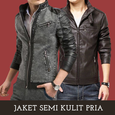 Qoo10 Jaket  kulit pria  Men s Clothing