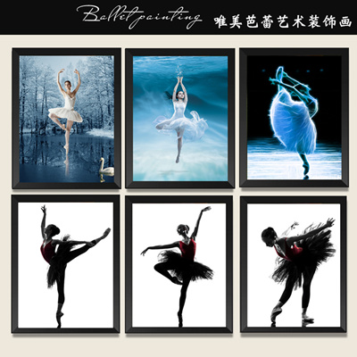 Simple And Modern Ballet Dance Studio Dance Practice Room Painting Living Room Bedroom Painted Decor