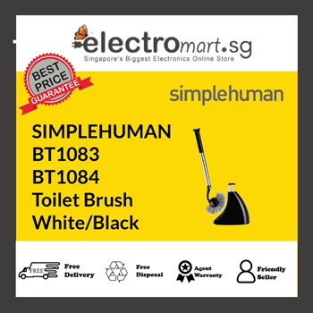 Qoo10 - SIMPLEHUMAN BT1083/BT1084 Toilet Brush White/Black : Household