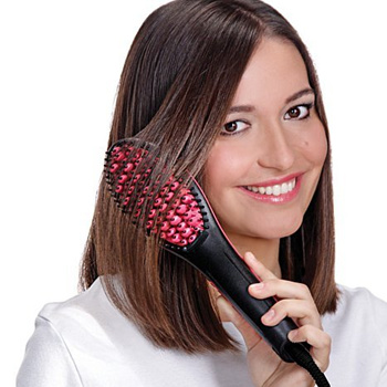 How to use simply hotsell straight ceramic straightening brush