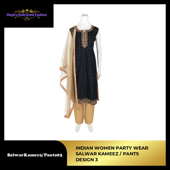 Trendmalls Light Peach Cotton Embroidered Party Wear Kurta Pant with  Dupatta Salwar Suit Set - Trendmalls - 4114147