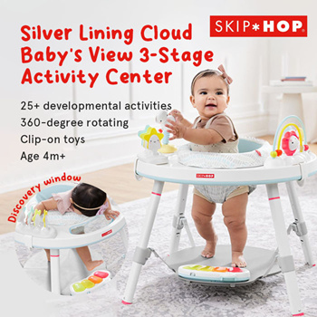 Silver lining cloud baby's view store activity center