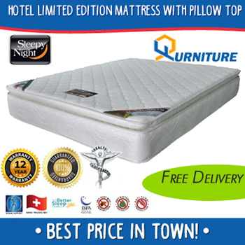 sleepy pillow top mattress