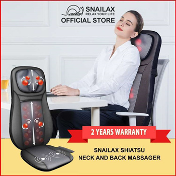 Snailax shiatsu Neck & Back Massager - Review 2022 