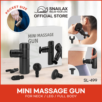 Qoo10 SNAILAX Mini Lightweight Massage Gun For Full Body