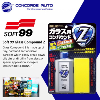 Soft 99 - Window Coating & compound (1 Year duration)