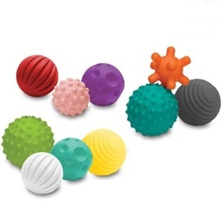 Qoo10 - Soft touch ball baby toy ball sensory play ball 10P set : Toys