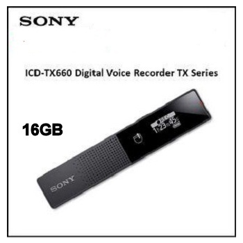 Qoo10 - Sony ICD-TX660 Digital Voice Recorder 16GB Storage WITH 6