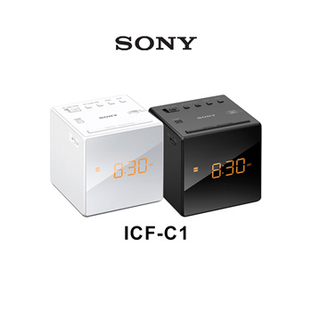 Qoo10 - Sony ICF-C1 Digital Clock Radio with AM/FM Analog Tuner