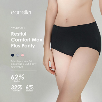 Qoo10 - Restful Comfort Maxi Plus Panty S20-073091 : Underwear/Socks