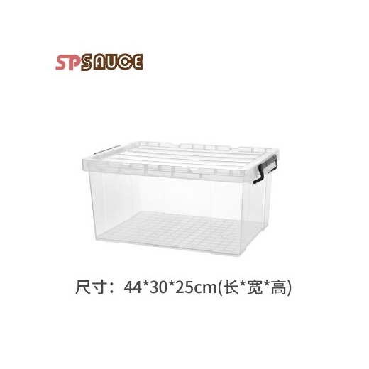 Qoo10 Sp Sauce Japan Transparent Covered Plastic Storage Box Finishing Box E Furniture Deco