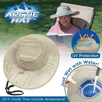 Qoo10 - Arctic Hat Summer Cooling Hats Arctic Cap Sunscreen Cooling Ice Hat  Ou : Sportswear