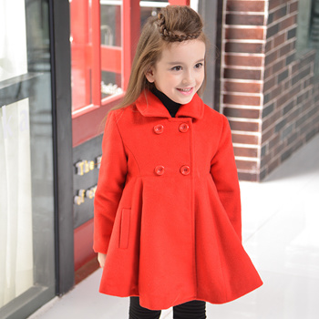 Girls wool store winter coats