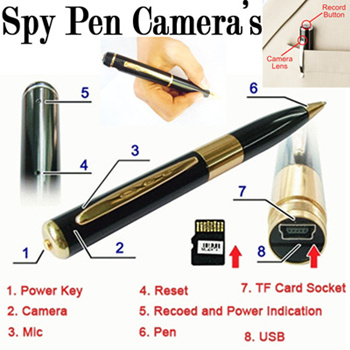 hidden pen camera with audio