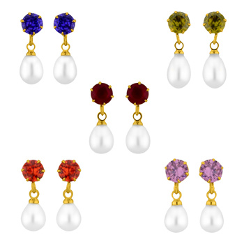Buy J Pearls Baani Pearl Earrings - Real Pearl Jewelry Online at Best Price  | Distacart