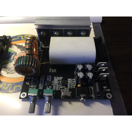 SSTC integrated drive board finished solid state Tesla coil of the first TC