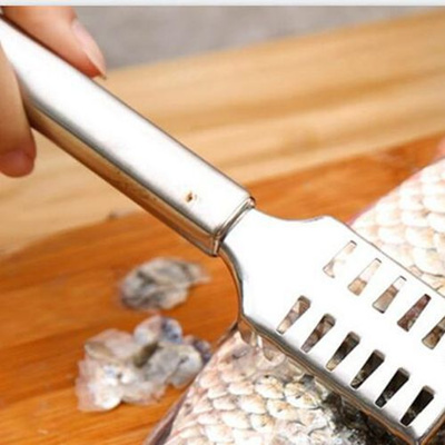 Stainless Steel Fish Scale Remover Cleaner Scaler Scraper Kitchen Peeler Tool