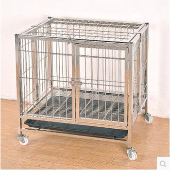 stainless dog cage