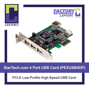 Qoo10 - StarTech.com 4 Port PCI Express Low Profile High Speed USB ...