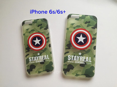 Qoo10 Stay Real Captain America Logo Case Iphone 6s66s