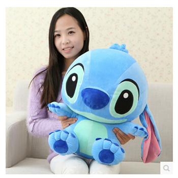Qoo10 - Stitch doll plush toy doll Stitch stitch pillow to send his  girlfriend : Furniture & Deco