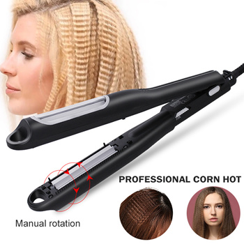 corrugated hair iron