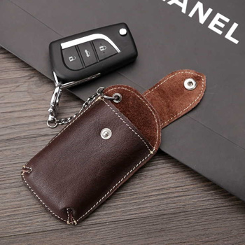 Genuine Leather Car Key Wallets Men Key Holder Housekeeper Keys