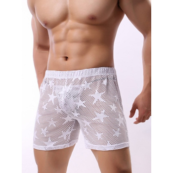 Youweixiong Mens Pajama Bottoms See Through Stretch Elastic Casual Trousers  Pants Sheer Mesh Loose Soft Sleepwear Underwear - Walmart.com