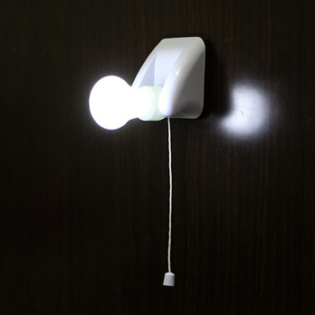 wall mount pull string light