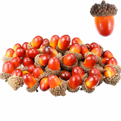 Qoo10 Sumind 70 Pieces Craft Acorns Artificial Acorn Decor Fake