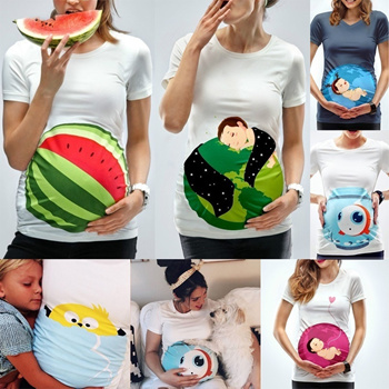 Maternity t-shirt summer maternity clothing funny maternity shirts